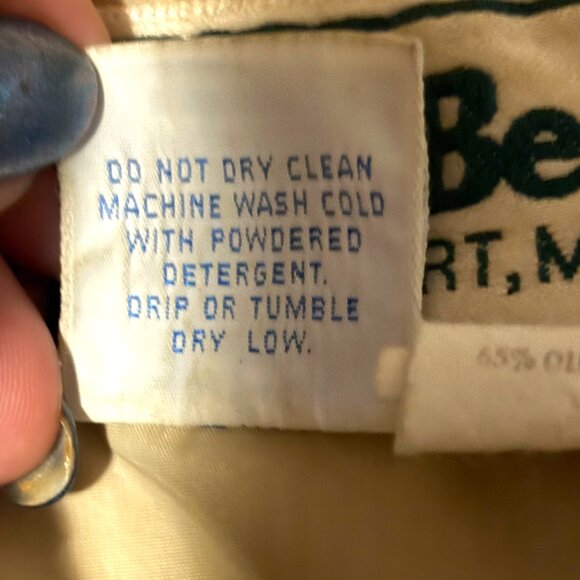 LL Bean Vintage Parka Gor Tex Coat Men’s XL Red hooded lined VTG Chore Barn - Picture 4 of 15